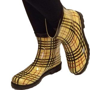 Women's Ankle High Rain Boots, RB-3163, Size 7